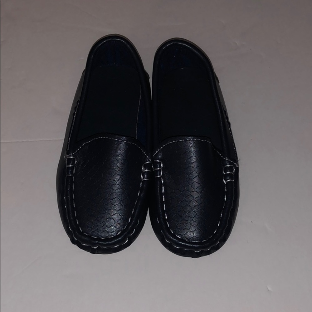 Blue loafers